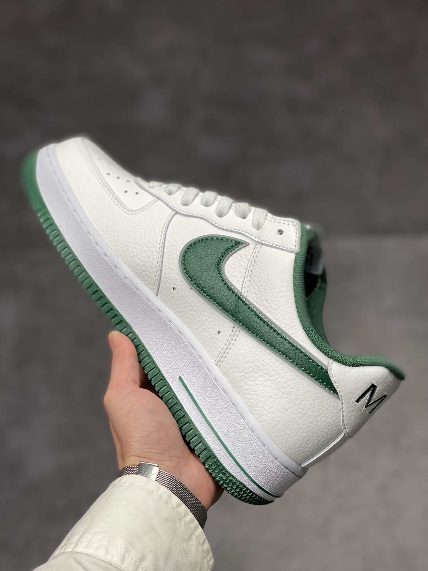 210 Nike Air Force 1 Low 07 白绿 马头刺绣 FB9128-100
