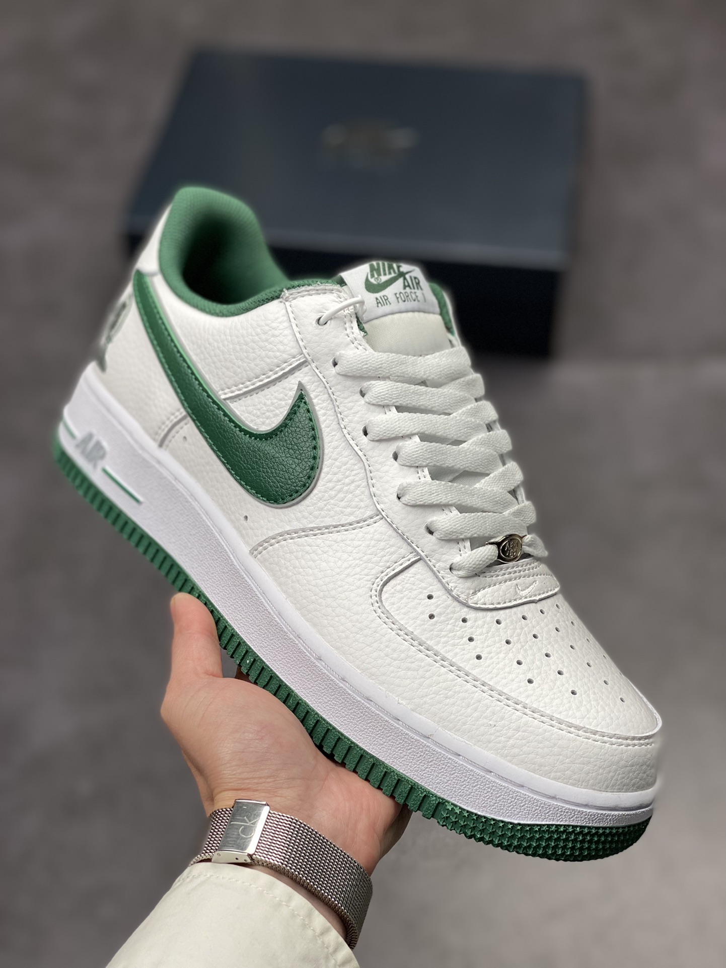 210 Nike Air Force 1 Low 07 白绿 马头刺绣 FB9128-100