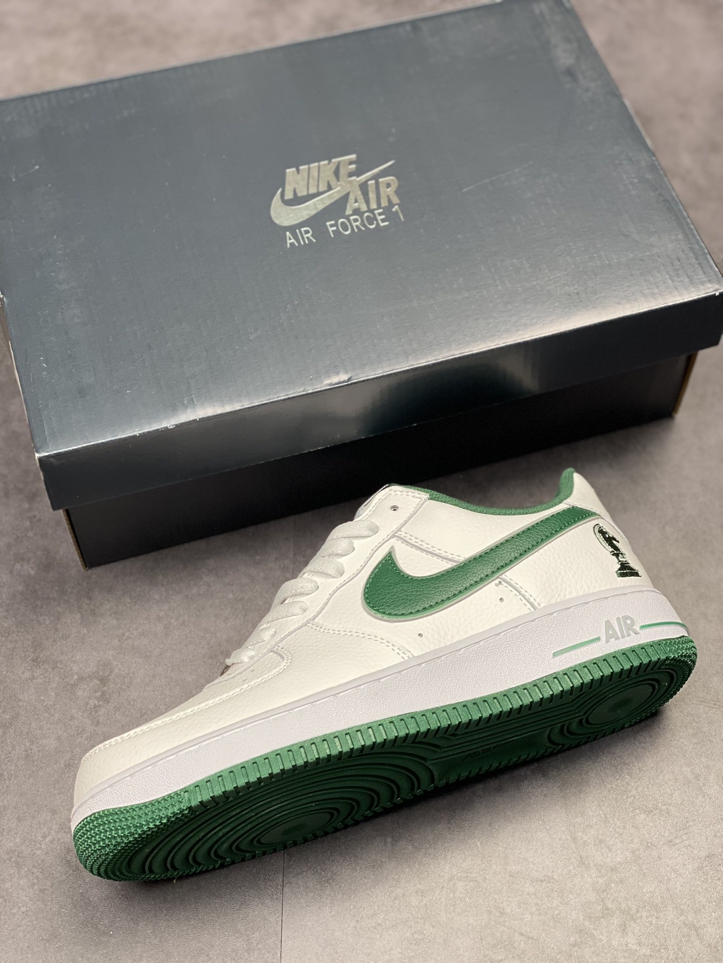 210 Nike Air Force 1 Low 07 白绿 马头刺绣 FB9128-100