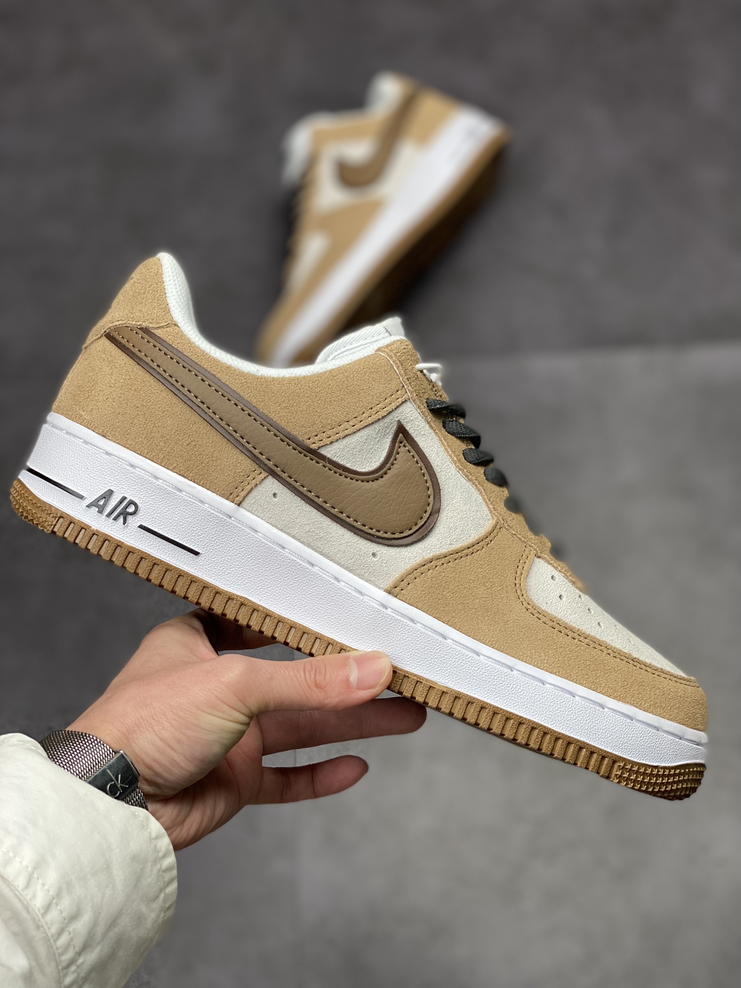 230 Nike Air Force 1 Low 07 翻毛奶茶 HH9636-326