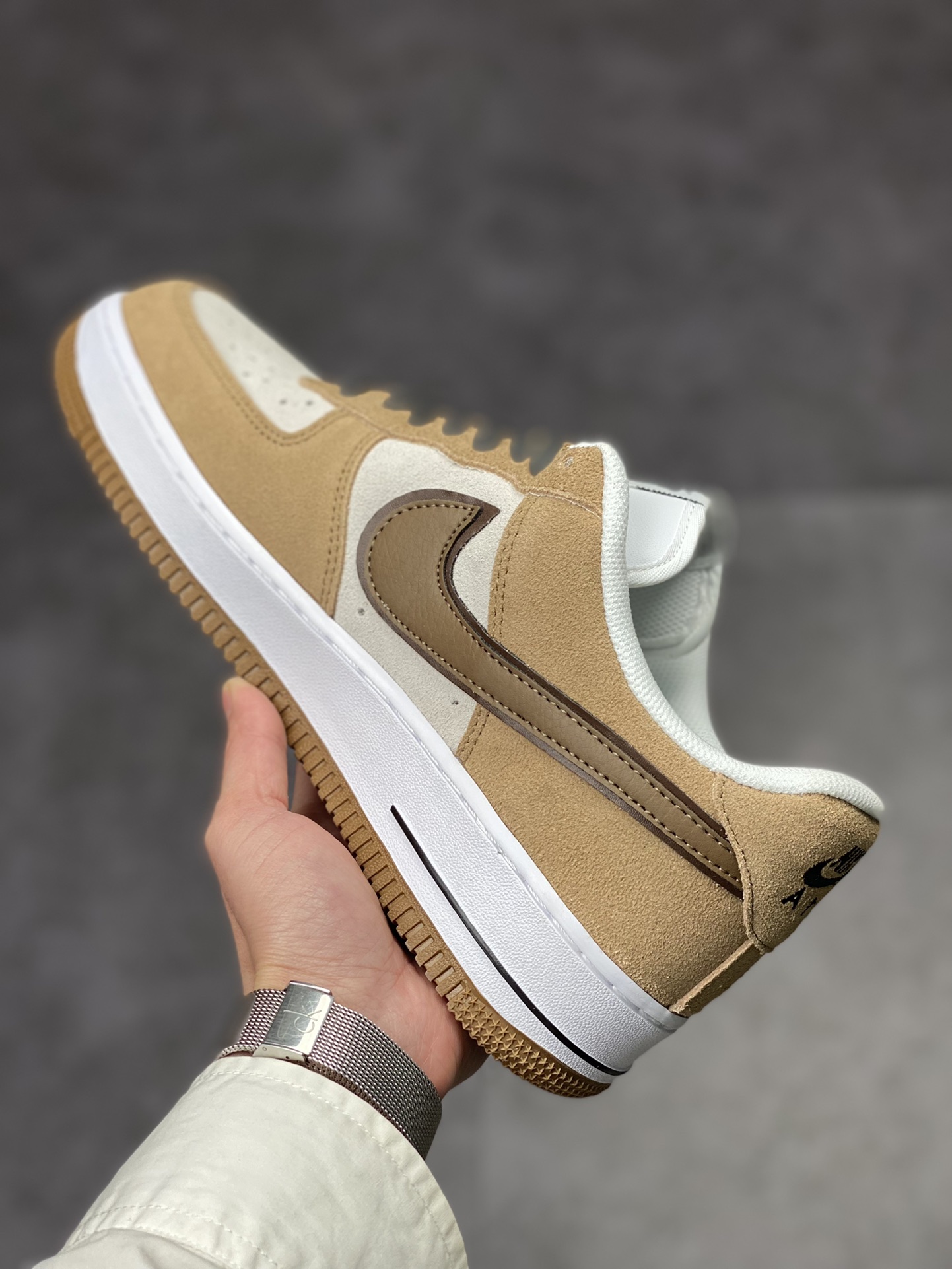 230 Nike Air Force 1 Low 07 翻毛奶茶 HH9636-326