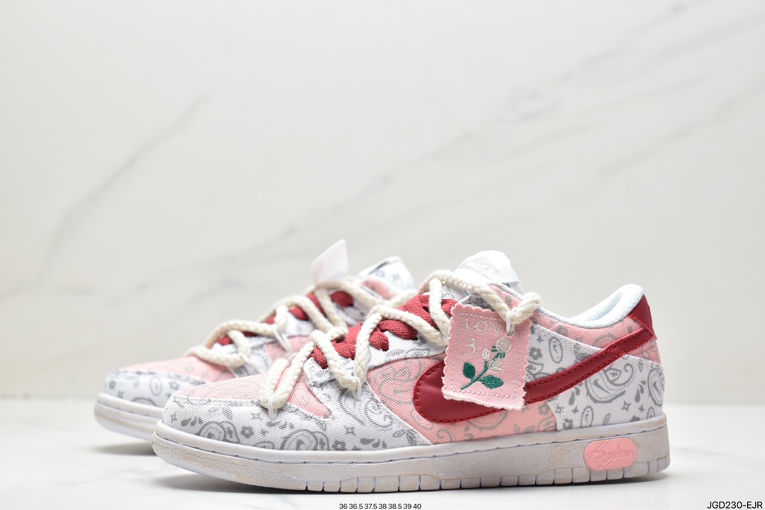180 Nike SB Dunk Low”Milk White/Pink/Smile”扣篮系列低帮CW1590-018