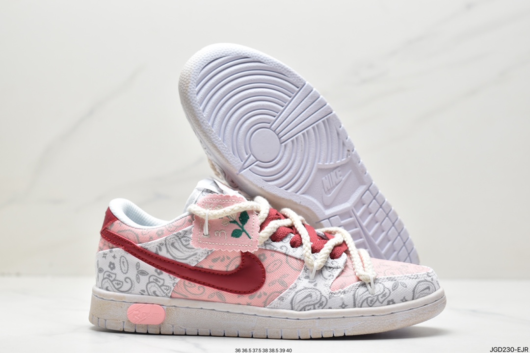 180 Nike SB Dunk Low”Milk White/Pink/Smile”扣篮系列低帮CW1590-018