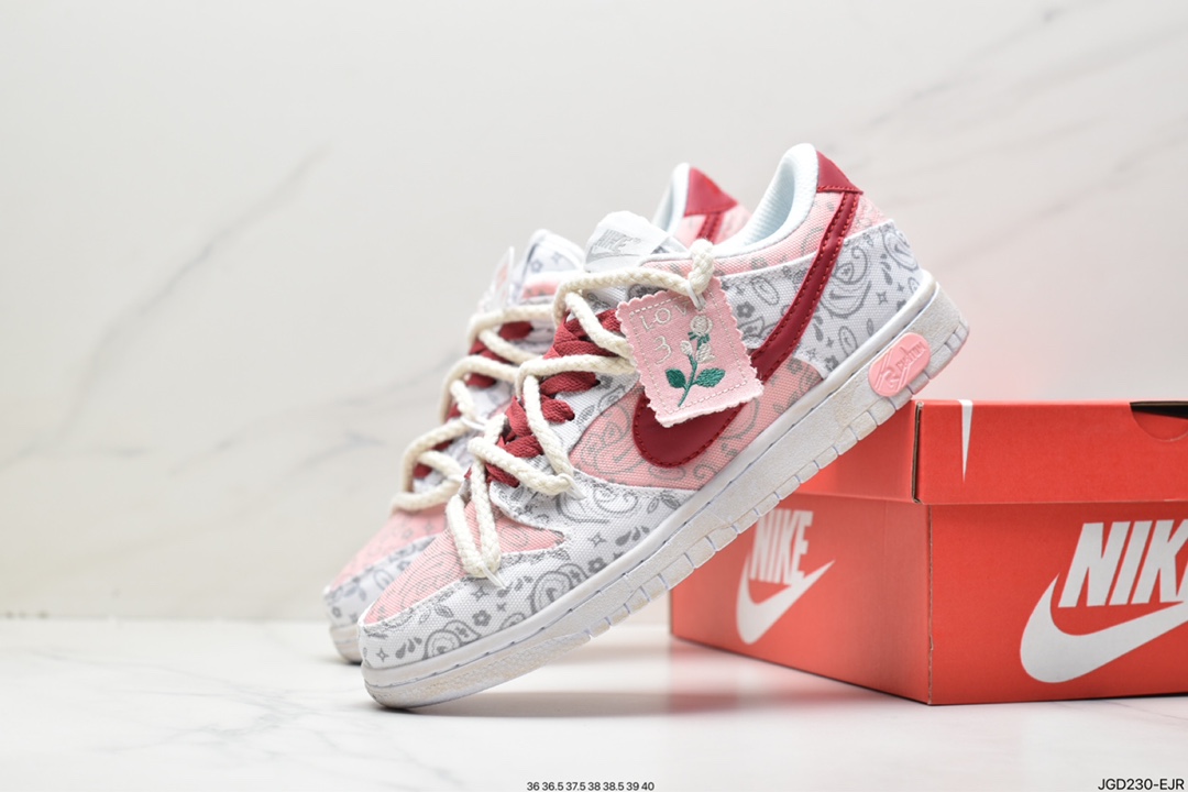 180 Nike SB Dunk Low”Milk White/Pink/Smile”扣篮系列低帮CW1590-018