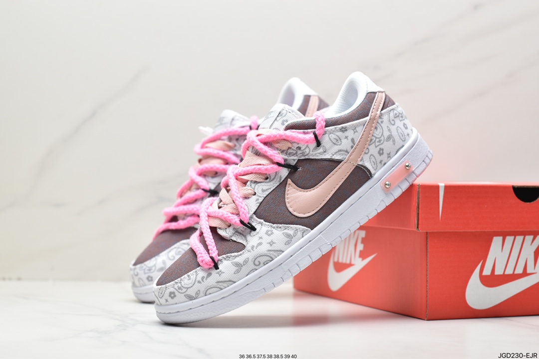 180 耐克Nike SB Dunk Low”Milk White/Pink/Smile”扣篮系列低帮板鞋 DD1503-017