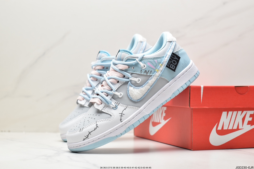 180 耐克Nike SB Dunk Low”Milk White/Pink/Smile”扣篮系列低帮板鞋 DD1503-017