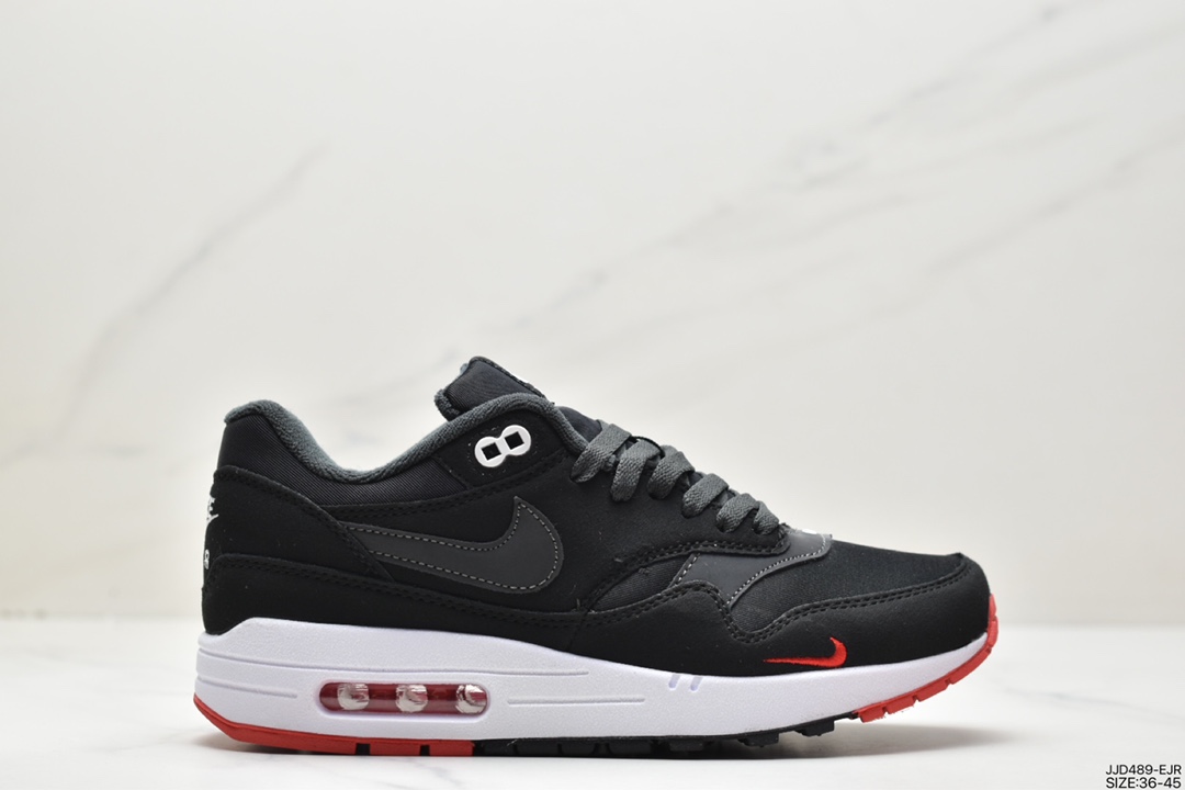 130 Nike Air Max Anniversary OG 1复古气垫百搭慢跑鞋“校园白红”908375-103