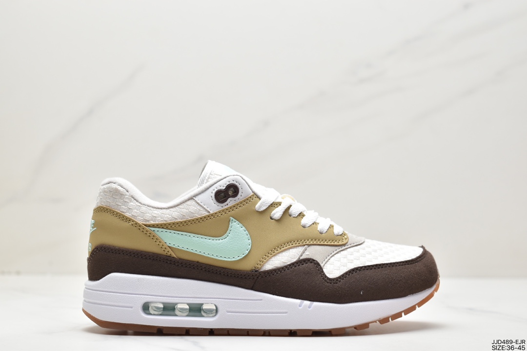 130 Nike Air Max Anniversary OG 1复古气垫百搭慢跑鞋“校园白红”908375-103