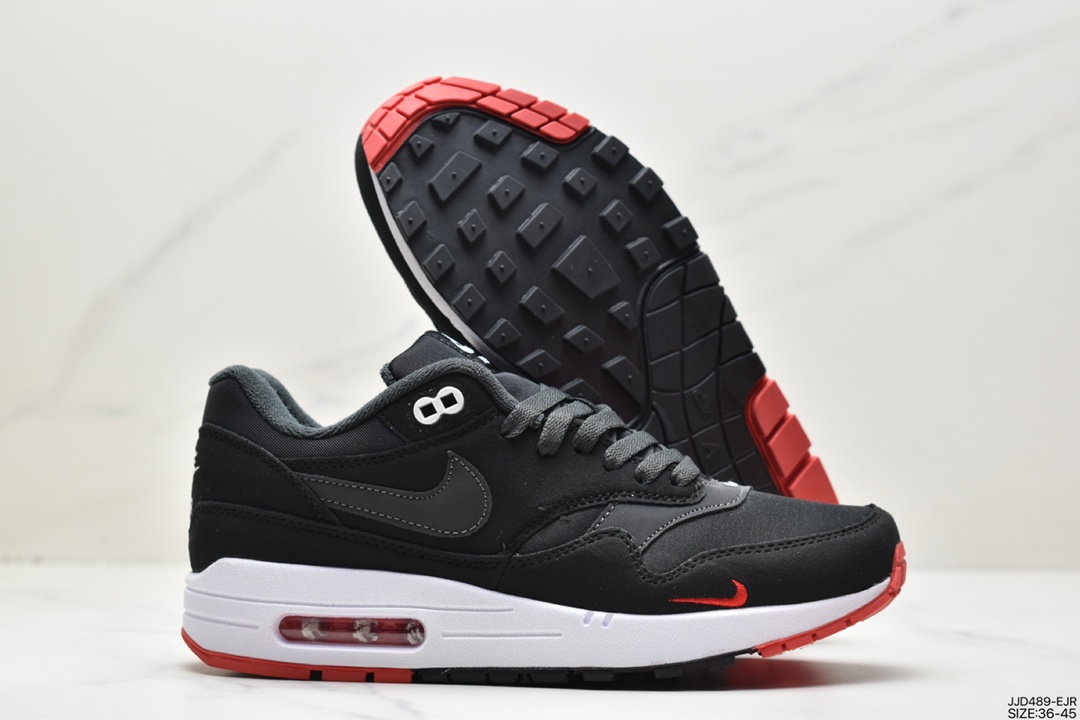 130 Nike Air Max Anniversary OG 1复古气垫百搭慢跑鞋“校园白红”908375-103