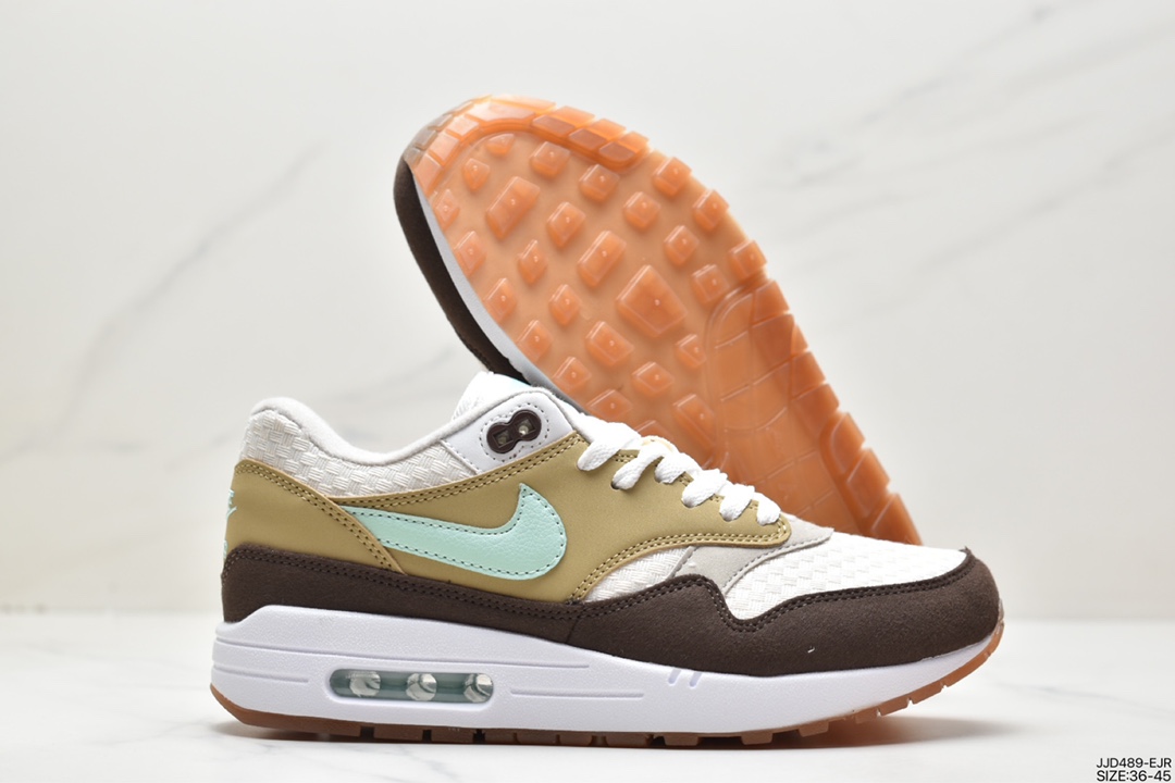 130 Nike Air Max Anniversary OG 1复古气垫百搭慢跑鞋“校园白红”908375-103