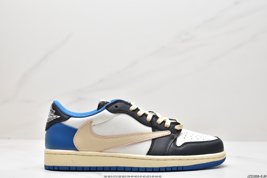 140 Travis Scott x Air Jordan 1 Low AJ1 乔丹1代低帮篮球鞋/TS联名深棕倒钩 CQ4277-001