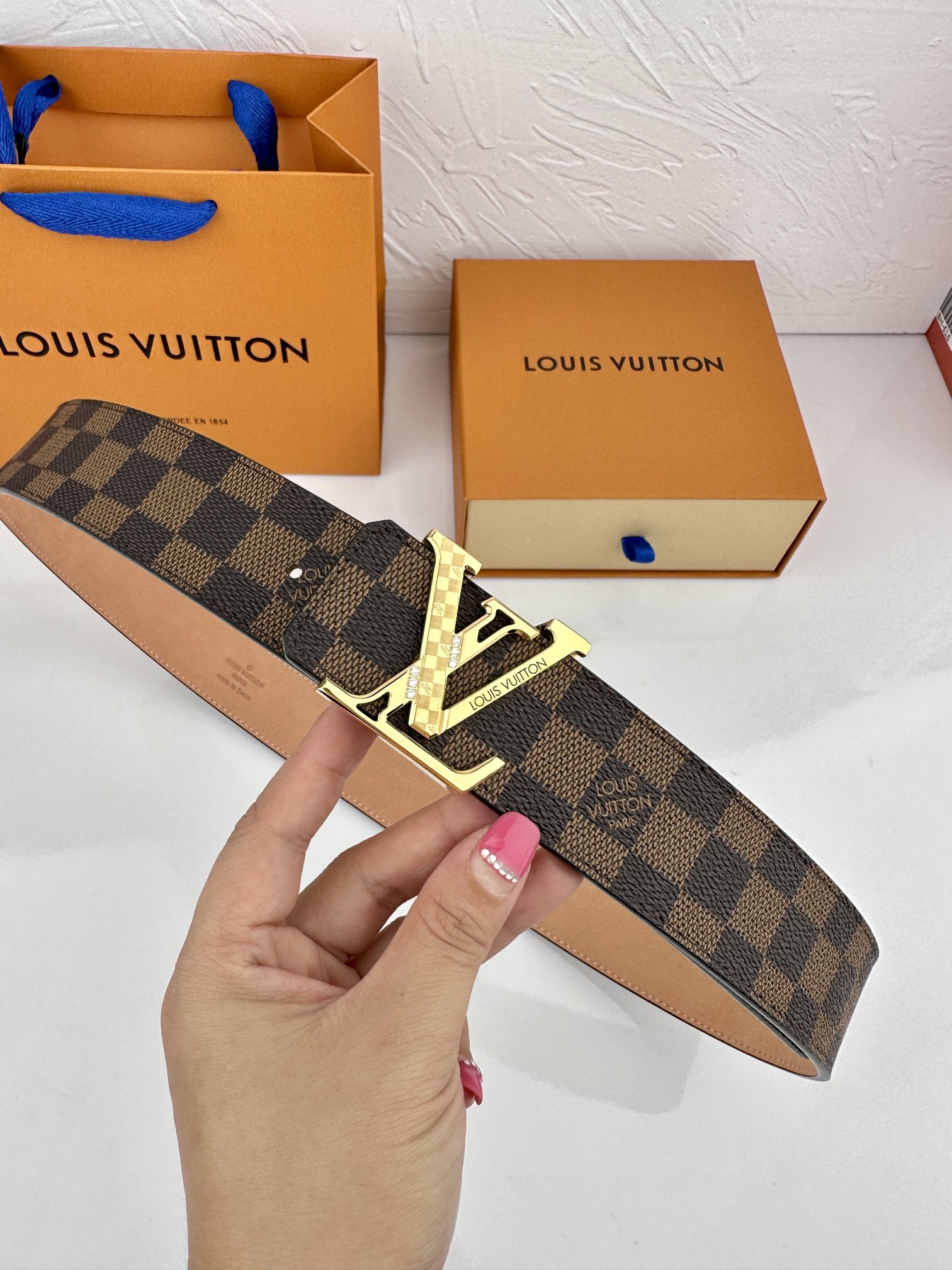 LV代工厂货品4.0宽度可验货正品一