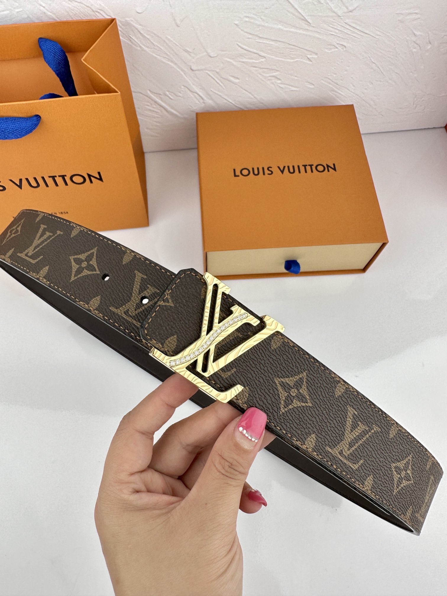 LV代工厂货品4.0宽度可验货正品一