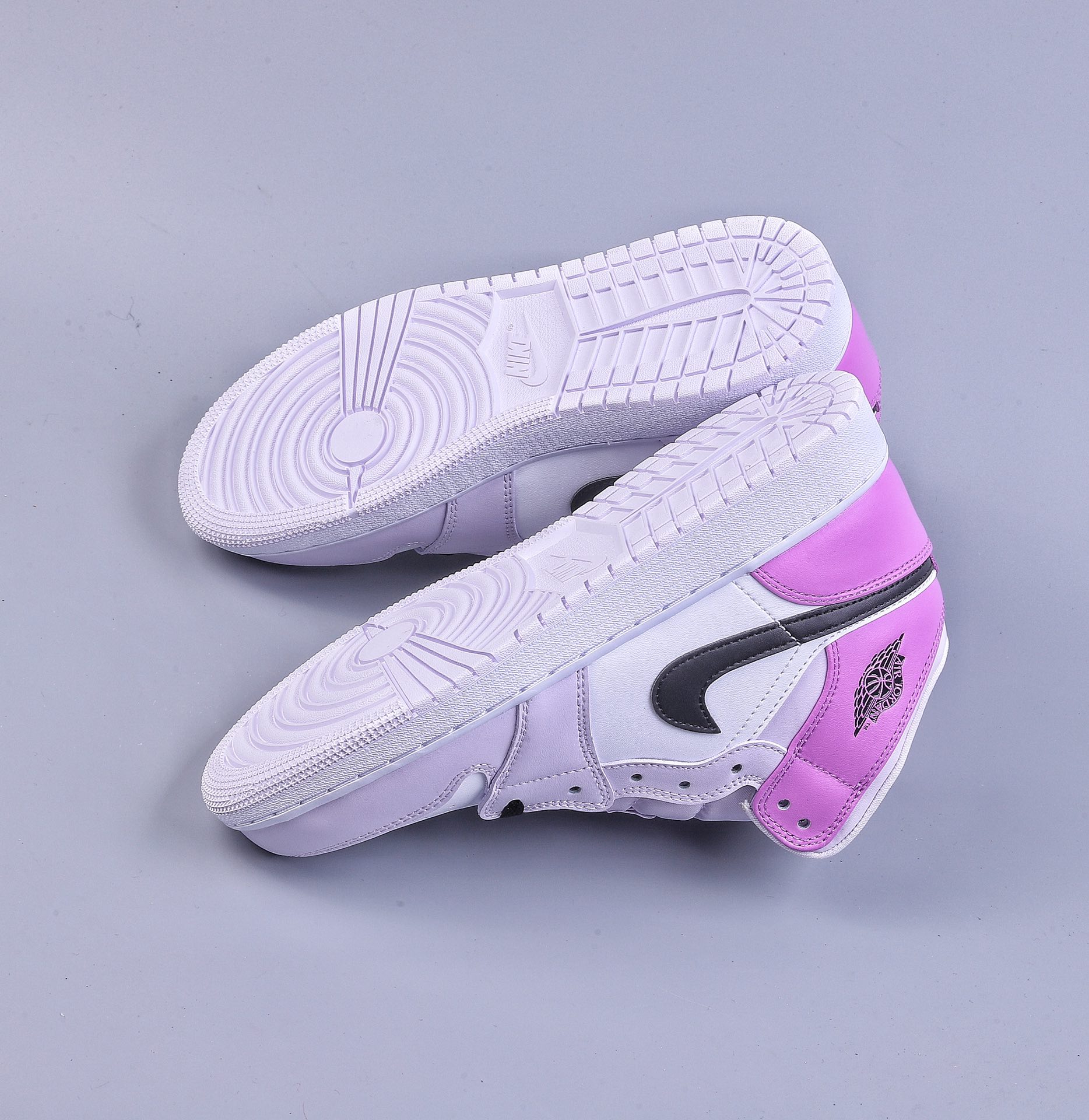 DT版Air Jordan 1 Mid白粉紫DQ8423-501