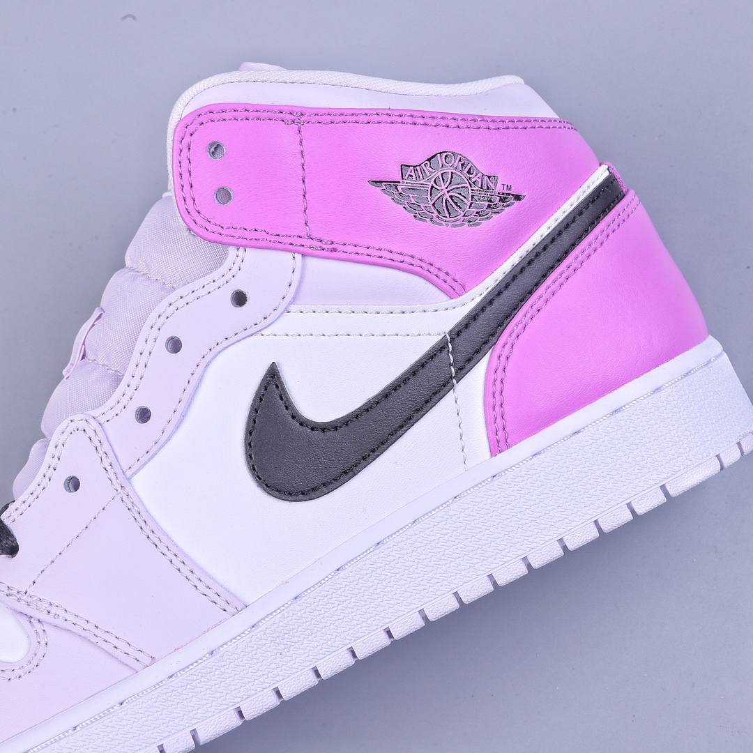 DT版Air Jordan 1 Mid白粉紫DQ8423-501