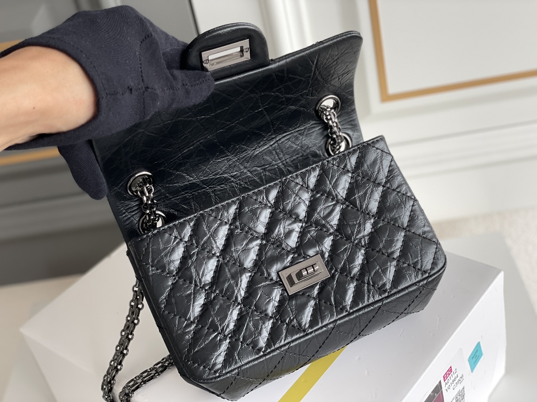 🌼现货 芯片▪️白金版 正品级 包装如图全新到货‼️ 𝟐.𝟓𝟓 𝑠𝑜 𝑏𝑙𝑎𝑐𝑘复刻系列 全黑色 小号（