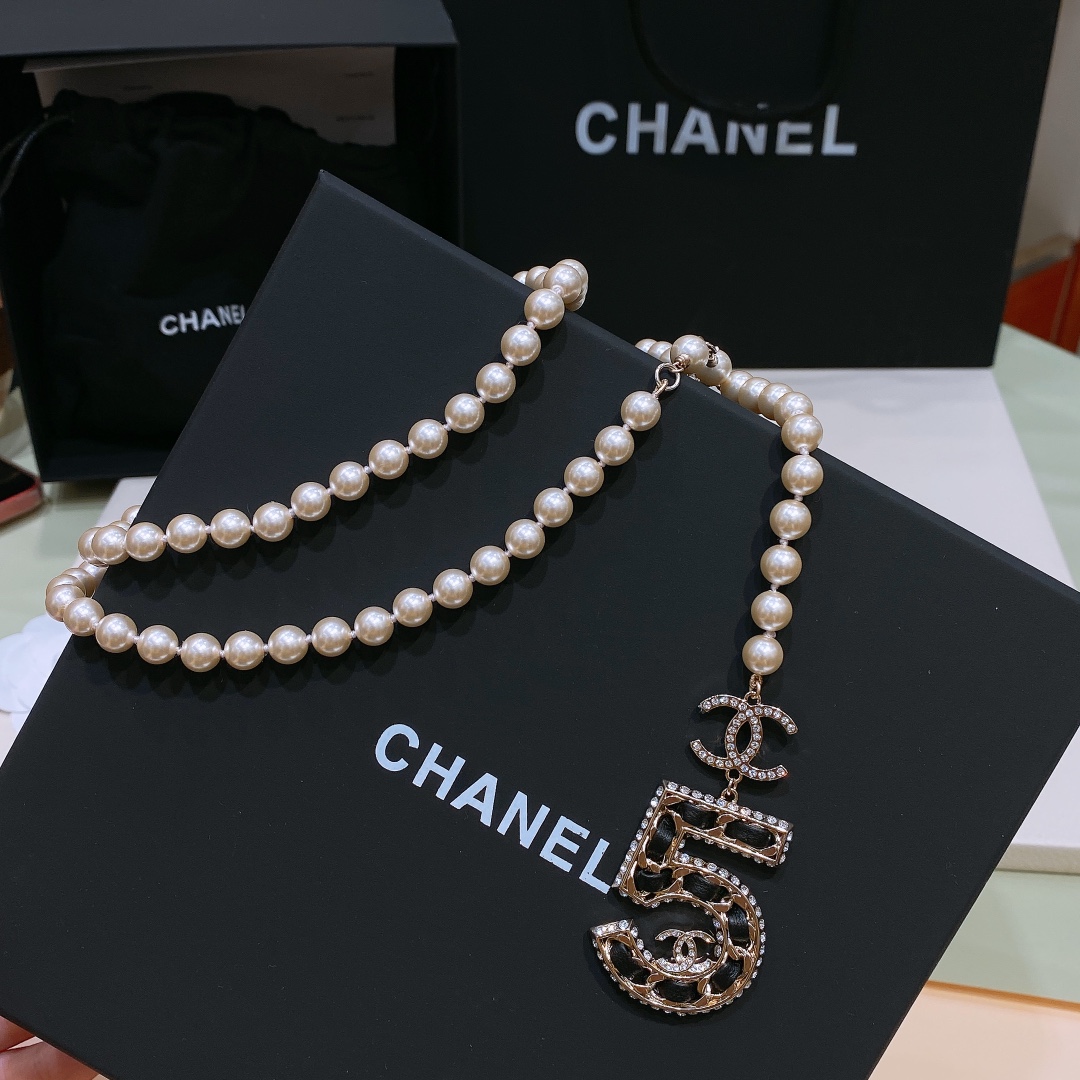 chanel#23金属琉璃珍珠小羊皮