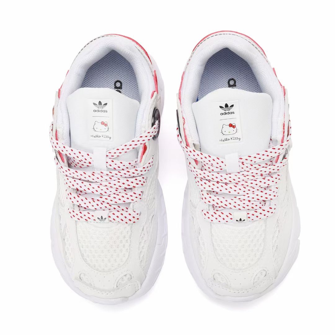 图片[5]-福利特Adidas 三叶草2023儿童运动鞋经典实拍👏三叶草经典儿童跑鞋 尺码：26-37-选品中心