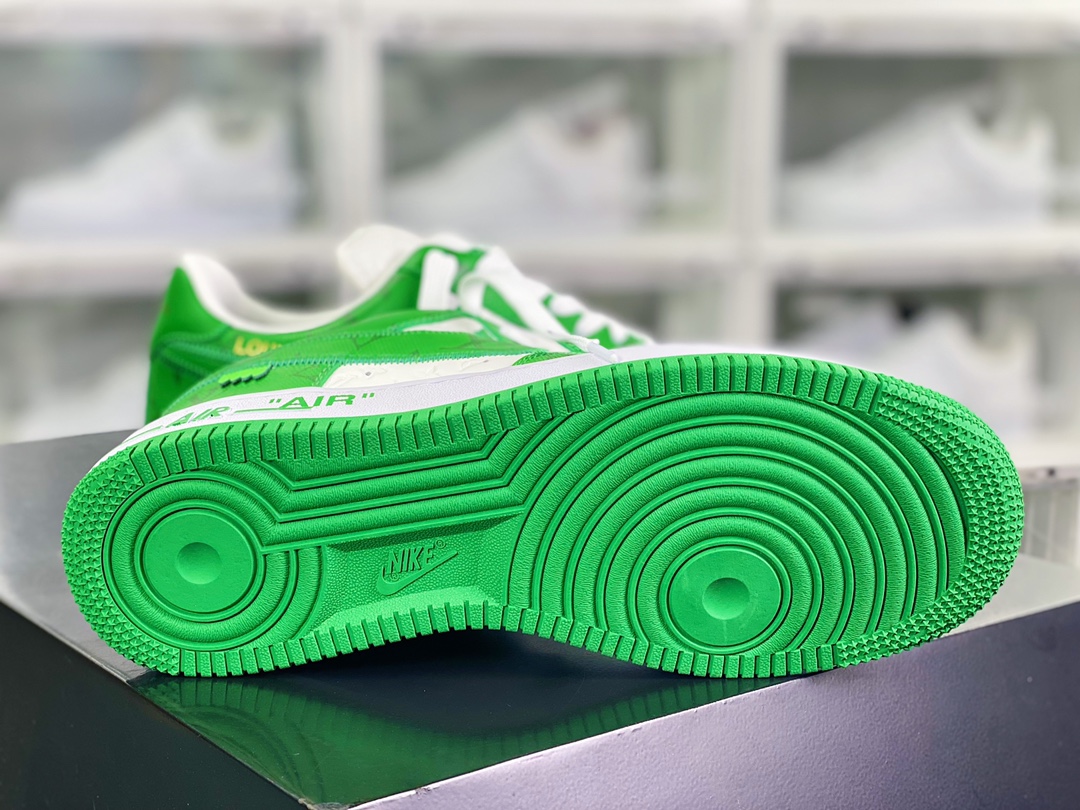 550 Louis Vuitton x 【Nike】 Air Force 1'07 LV8 Low”Green/White/LV Monogram” AEU3BM16M693-1A9V9V