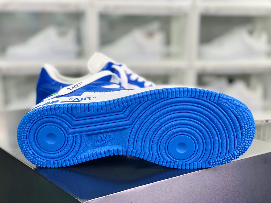 550 Louis Vuitton x Nike Air Force 1'07 LV8 Low”Royal Blue/White/LV Monogram”空军一号“皇家蓝白LV压纹老花”AEU3BM16M693-1A9VA0
