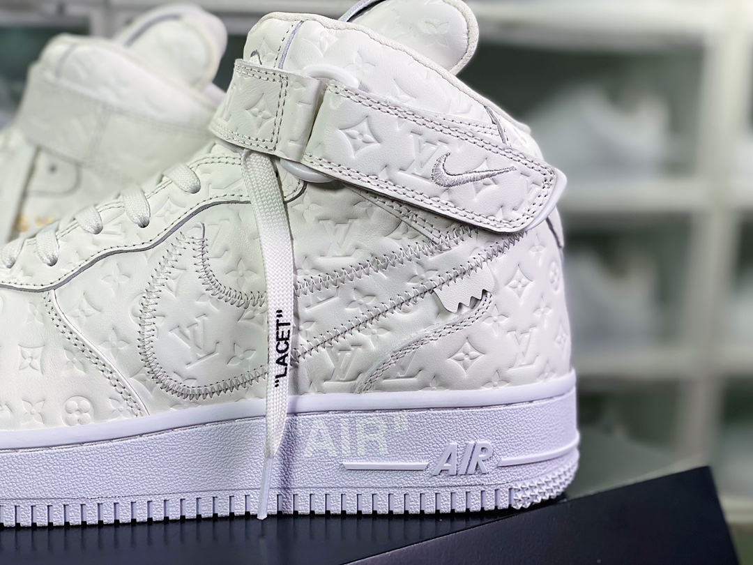 450 【Louis Vuitton】 x 【Nike】 Air Force 1'07 LV8 Low”White/LV Monogram”空军一号AEU3BM16M693-1A9V87