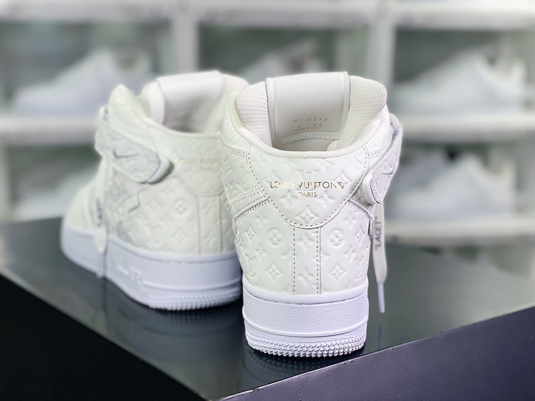 450 【Louis Vuitton】 x 【Nike】 Air Force 1'07 LV8 Low”White/LV Monogram”空军一号AEU3BM16M693-1A9V87