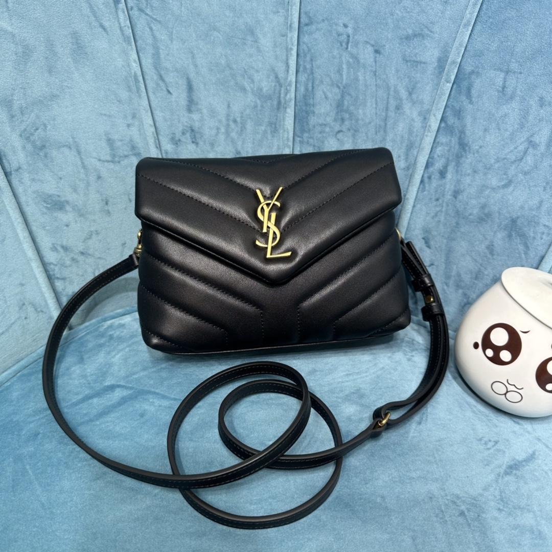 Yves Saint Laurent Crossbody & Shoulder Bags Calfskin Cowhide Genuine Leather