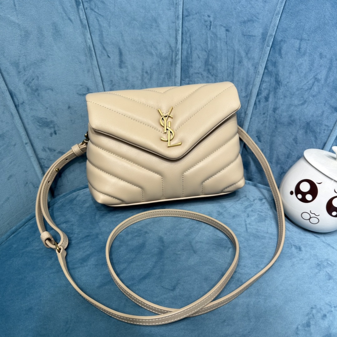 Yves Saint Laurent Crossbody & Shoulder Bags Calfskin Cowhide Genuine Leather