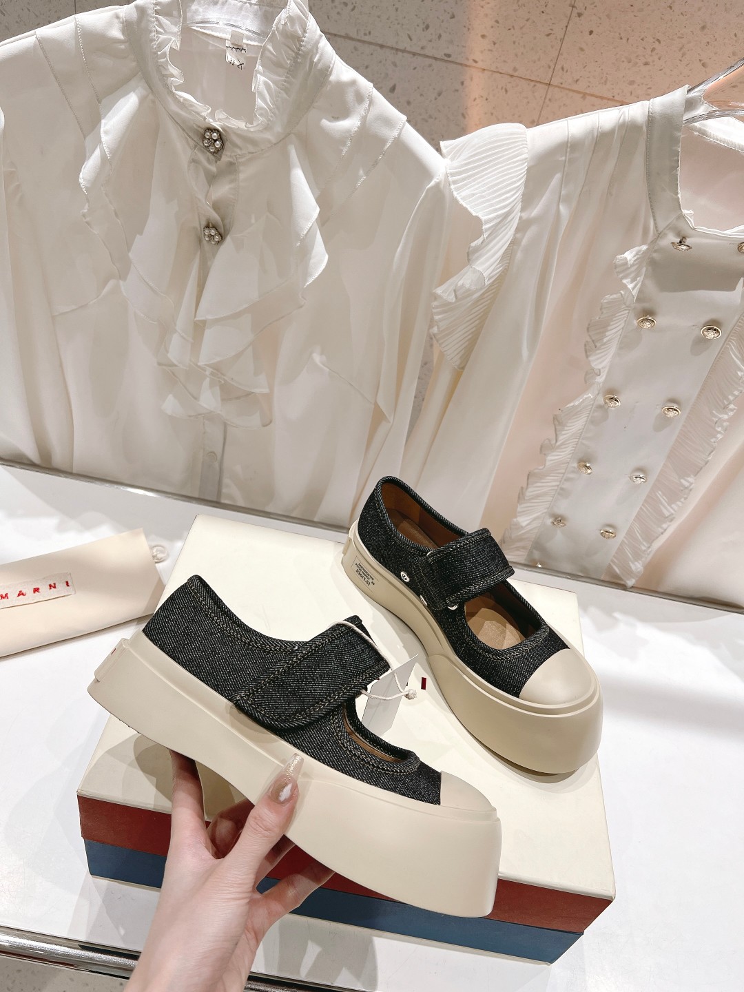 高品质升级版 Marni|玛丽珍大头娃娃鞋‼️升级大底，原版一致套楦工艺，升级最新官方原版包装‼️玛尼这