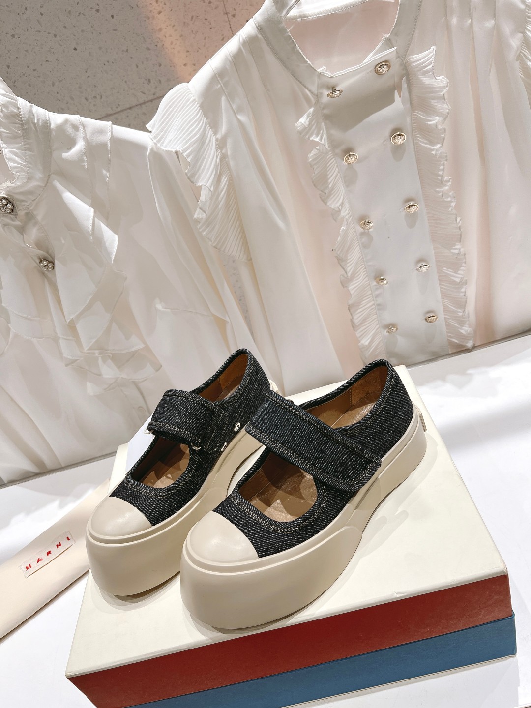 高品质升级版 Marni|玛丽珍大头娃娃鞋‼️升级大底，原版一致套楦工艺，升级最新官方原版包装‼️玛尼这