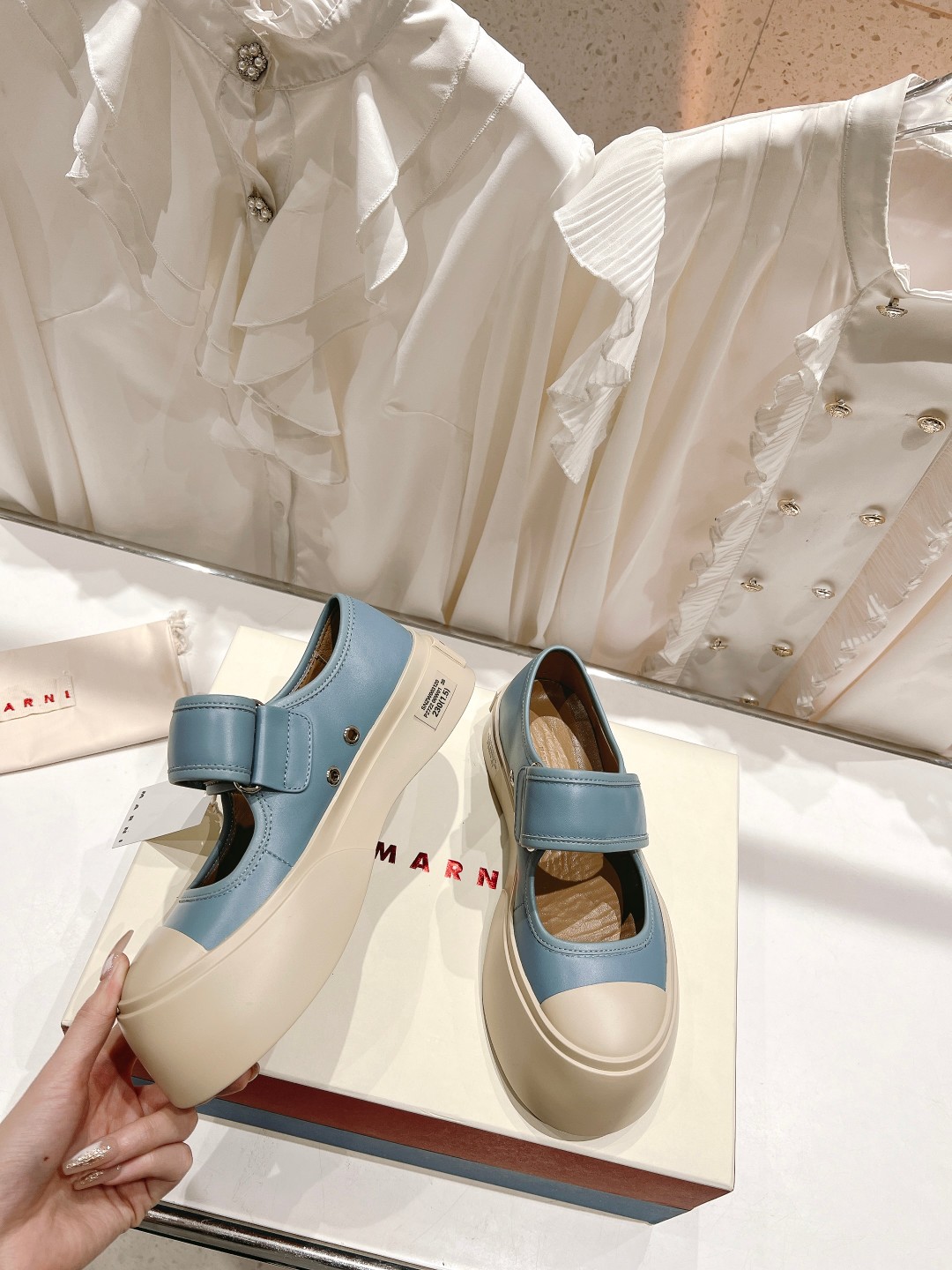 高品质升级版 Marni|玛丽珍大头娃娃鞋‼️升级大底，原版一致套楦工艺，升级最新官方原版包装‼️玛尼这