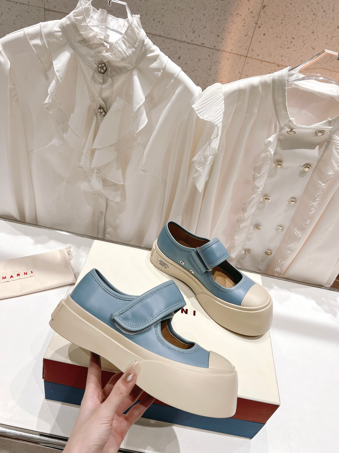 高品质升级版 Marni|玛丽珍大头娃娃鞋‼️升级大底，原版一致套楦工艺，升级最新官方原版包装‼️玛尼这