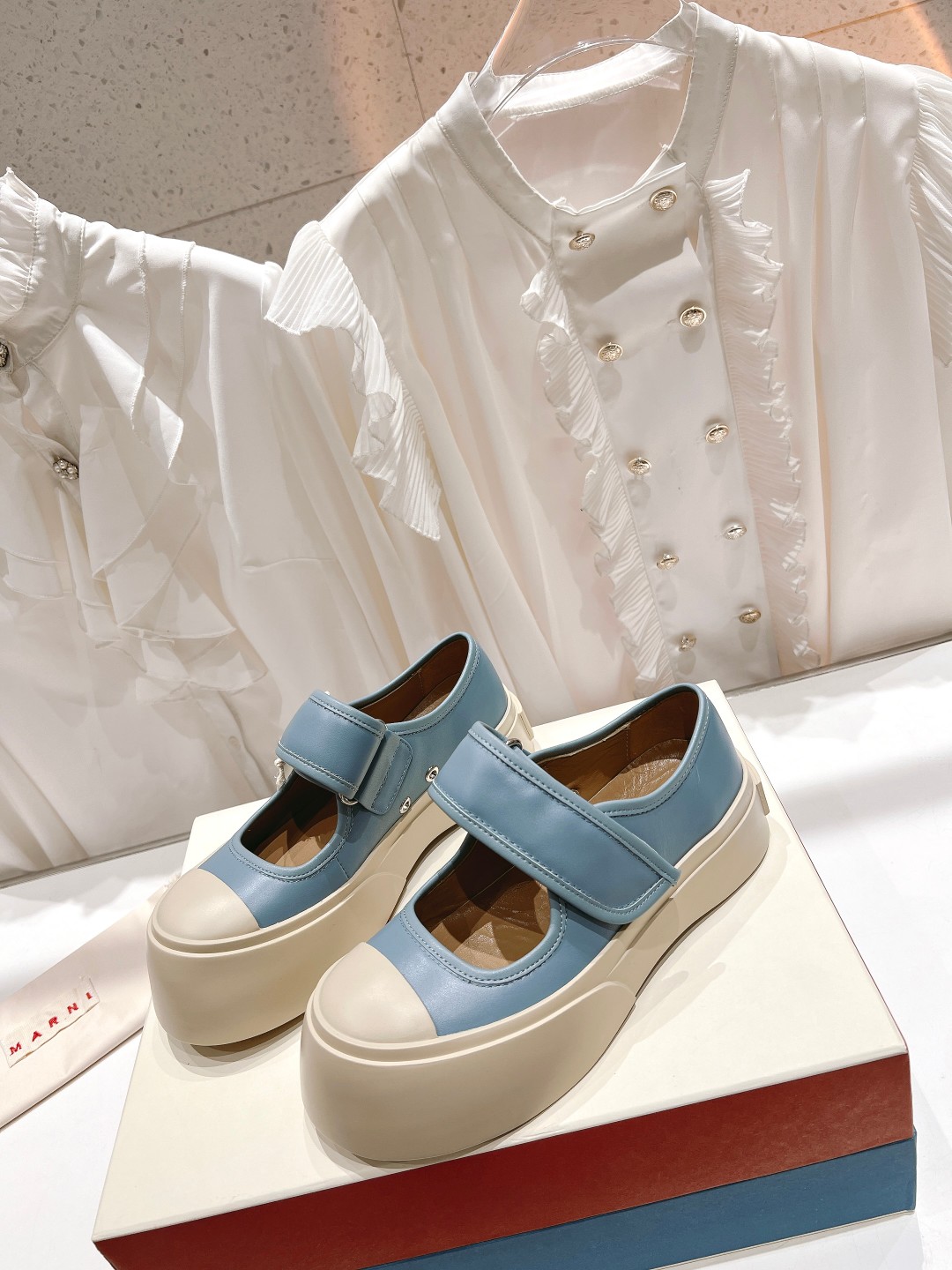 高品质升级版 Marni|玛丽珍大头娃娃鞋‼️升级大底，原版一致套楦工艺，升级最新官方原版包装‼️玛尼这