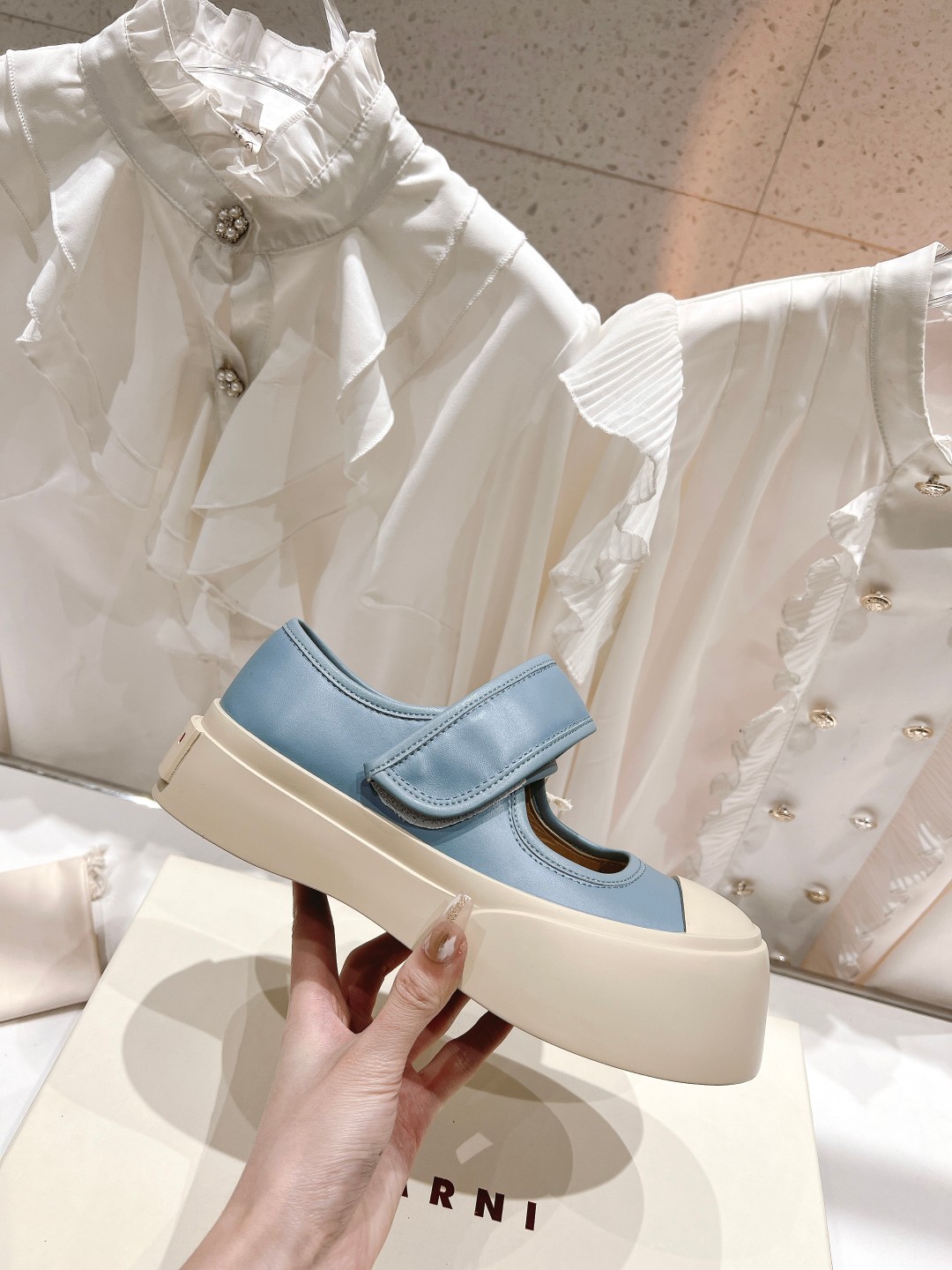 高品质升级版 Marni|玛丽珍大头娃娃鞋‼️升级大底，原版一致套楦工艺，升级最新官方原版包装‼️玛尼这