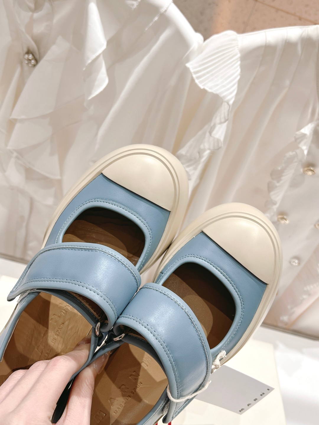 高品质升级版 Marni|玛丽珍大头娃娃鞋‼️升级大底，原版一致套楦工艺，升级最新官方原版包装‼️玛尼这