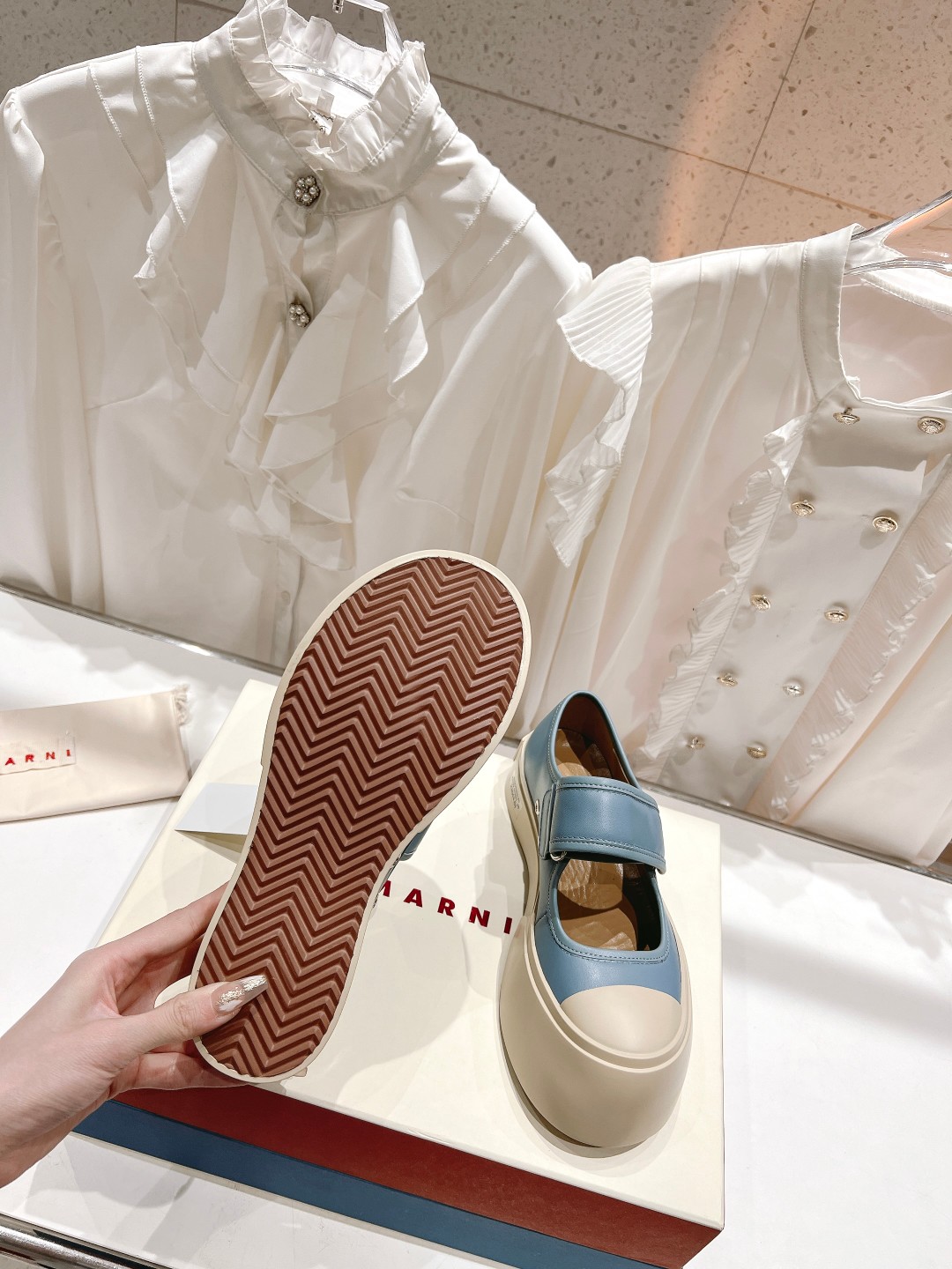 高品质升级版 Marni|玛丽珍大头娃娃鞋‼️升级大底，原版一致套楦工艺，升级最新官方原版包装‼️玛尼这