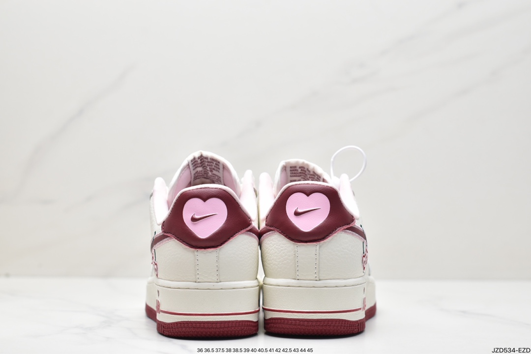 140 耐克Nike Air Force 1 Low 07 LX ”Valentine's Day” 空军兔年限定FD4616-161