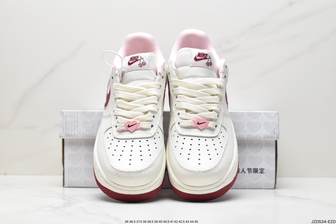 140 耐克Nike Air Force 1 Low 07 LX ”Valentine's Day” 空军兔年限定FD4616-161