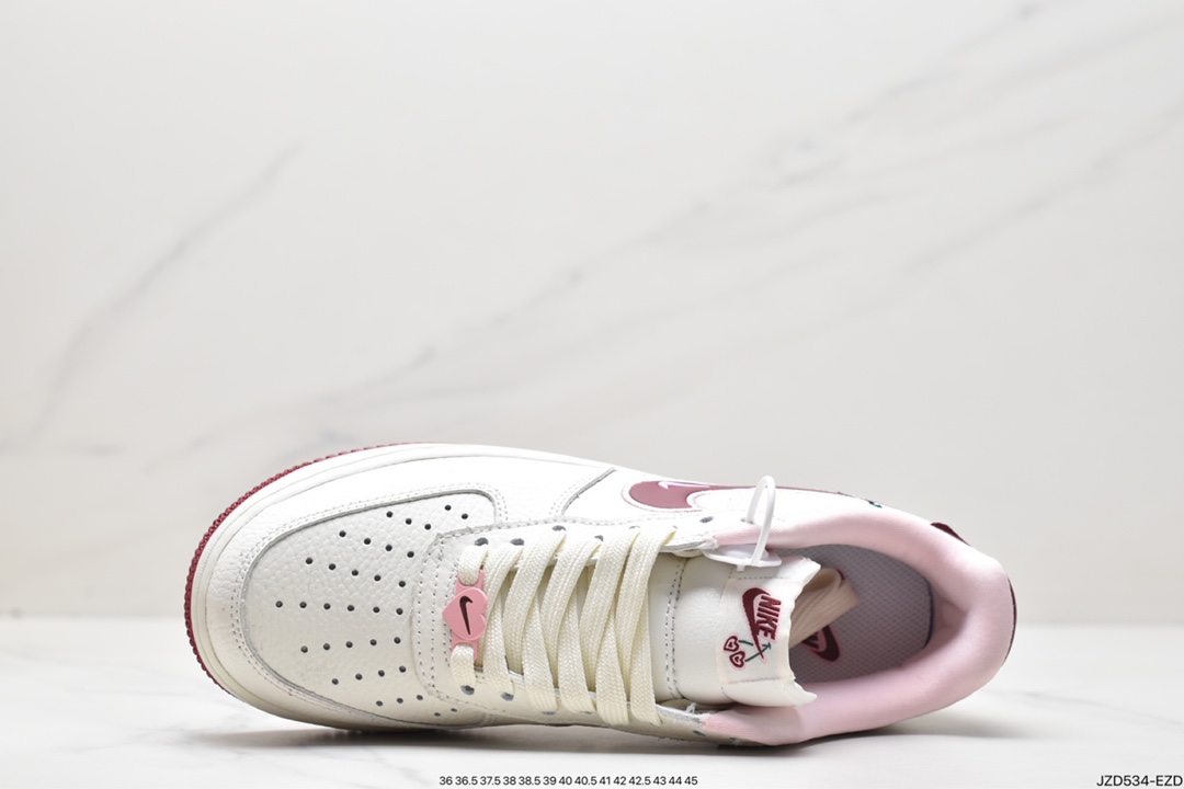140 耐克Nike Air Force 1 Low 07 LX ”Valentine's Day” 空军兔年限定FD4616-161