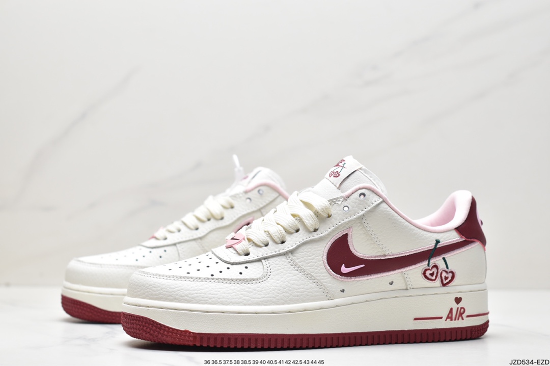 140 耐克Nike Air Force 1 Low 07 LX ”Valentine's Day” 空军兔年限定FD4616-161
