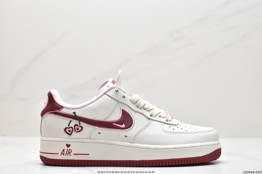 140 耐克Nike Air Force 1 Low 07 LX ”Valentine's Day” 空军兔年限定FD4616-161