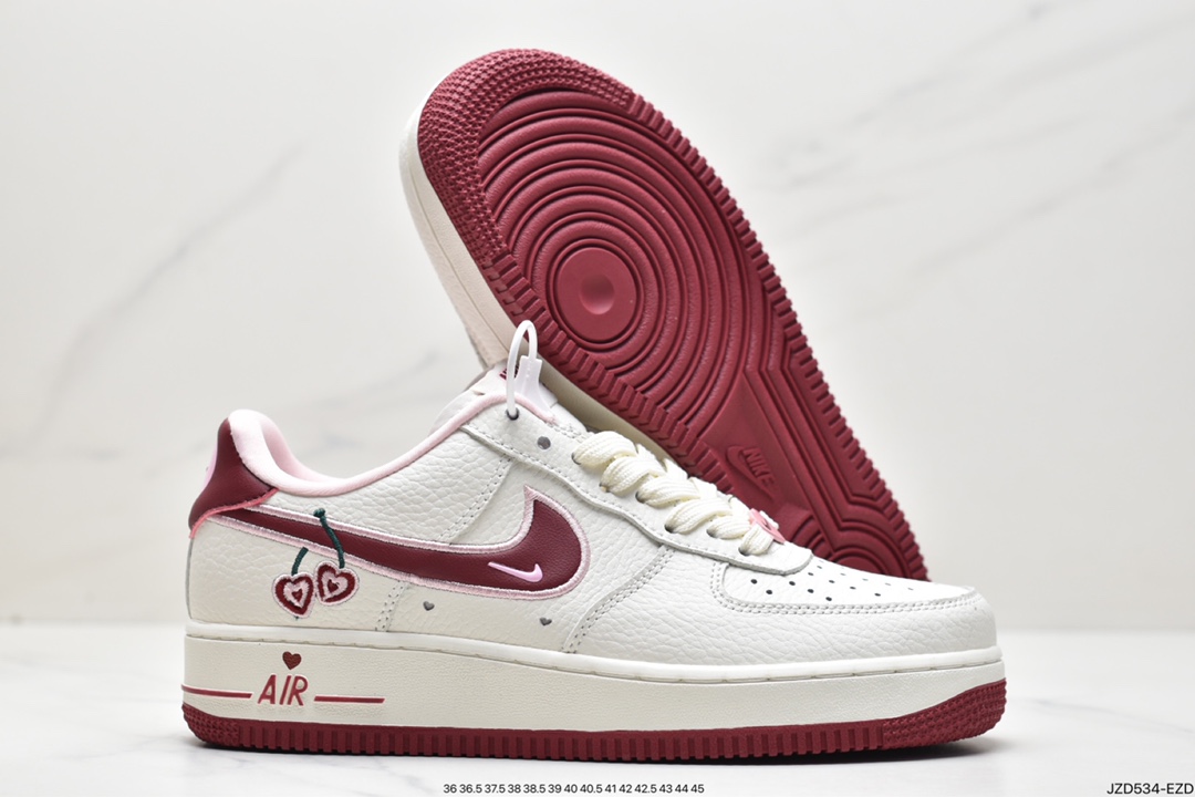 140 耐克Nike Air Force 1 Low 07 LX ”Valentine's Day” 空军兔年限定FD4616-161
