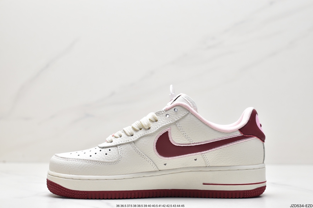 140 耐克Nike Air Force 1 Low 07 LX ”Valentine's Day” 空军兔年限定FD4616-161