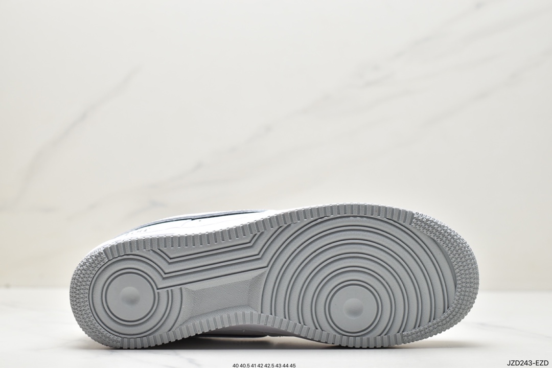 140 Louis Vuitton x Nike Air Force 1 07 LV8”White/Dark Grey/LV Monogram”空军一号DR9868-200
