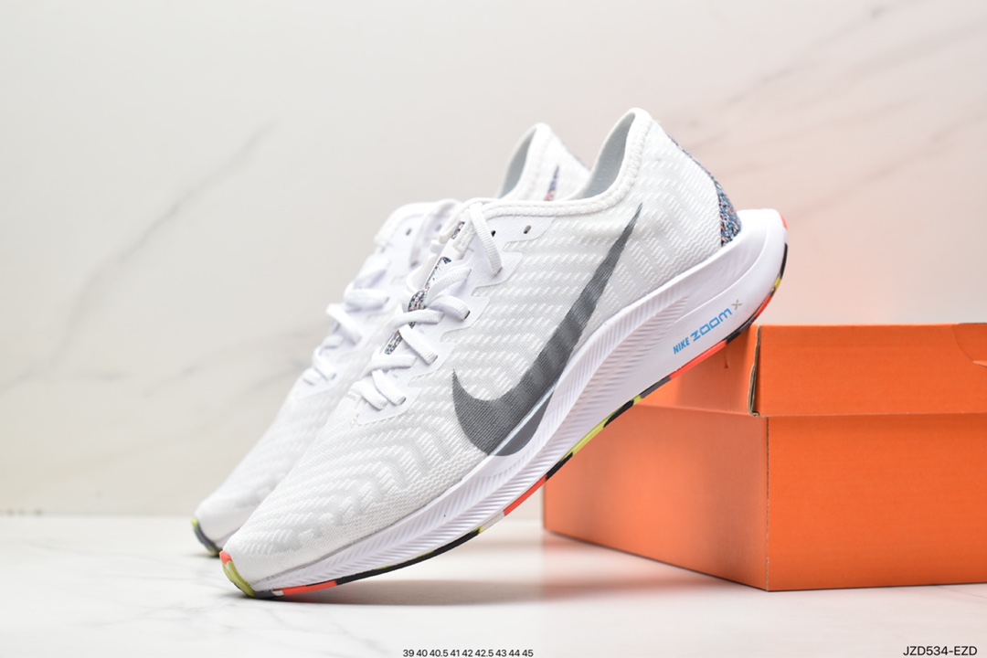 Nike Zoom Pegasus Turbo 2 Hkne knitted breathable cushioning speed running shoes AT2863-009