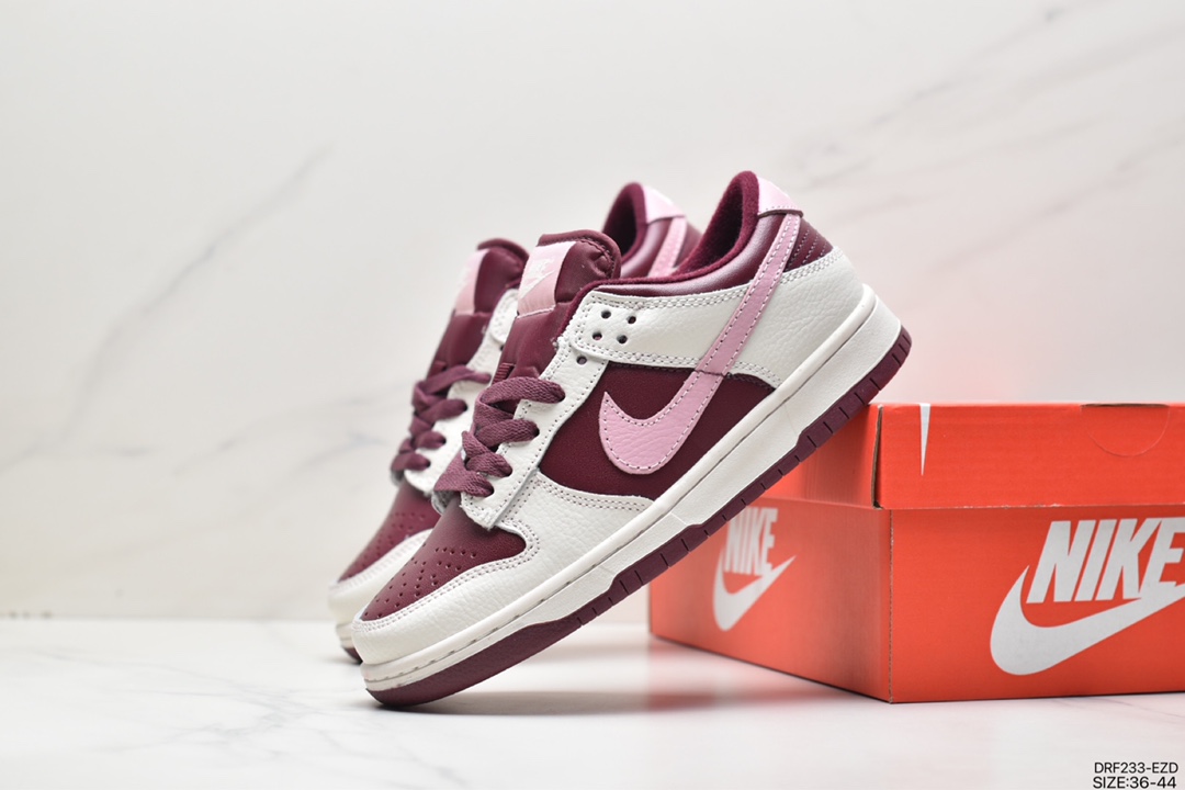 115 耐克Nike SB Dunk Low”Valentine’s Day”扣篮系列低帮休闲运动滑板板鞋DR9705-100