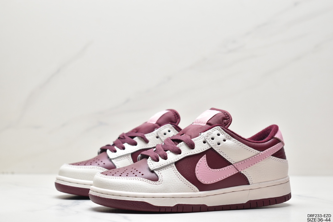115 耐克Nike SB Dunk Low”Valentine’s Day”扣篮系列低帮休闲运动滑板板鞋DR9705-100