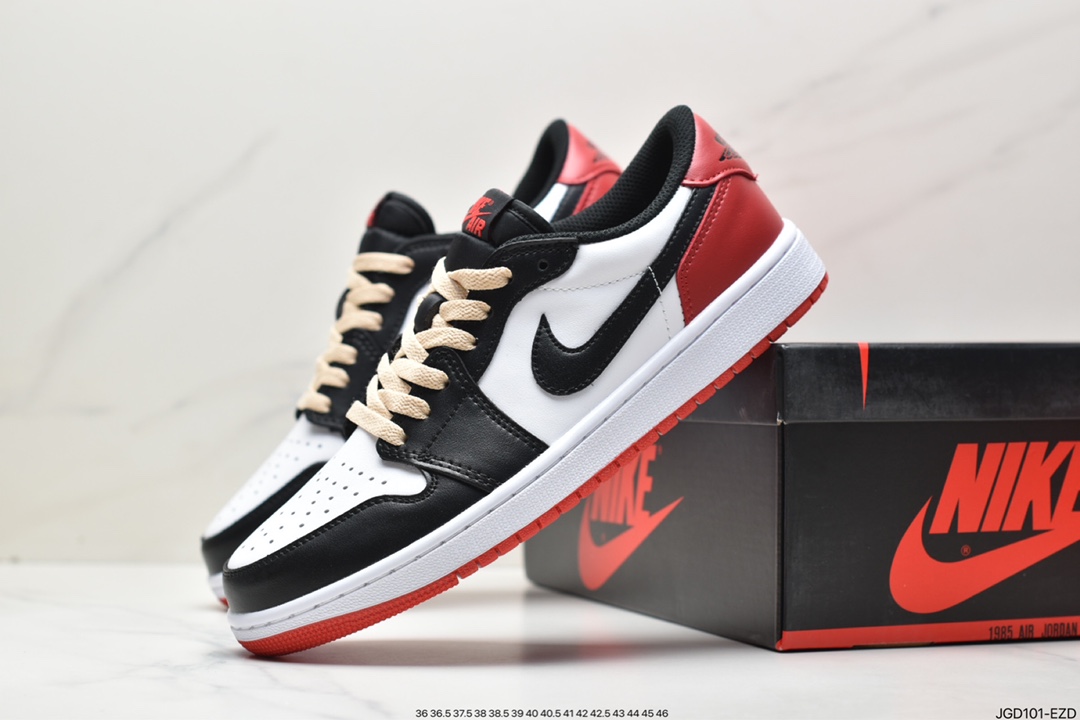 180 耐克Nike Air Jordan 1 Low OG SP”Black/Red”AJ1乔丹一代经典低帮篮球鞋CZ0790-601