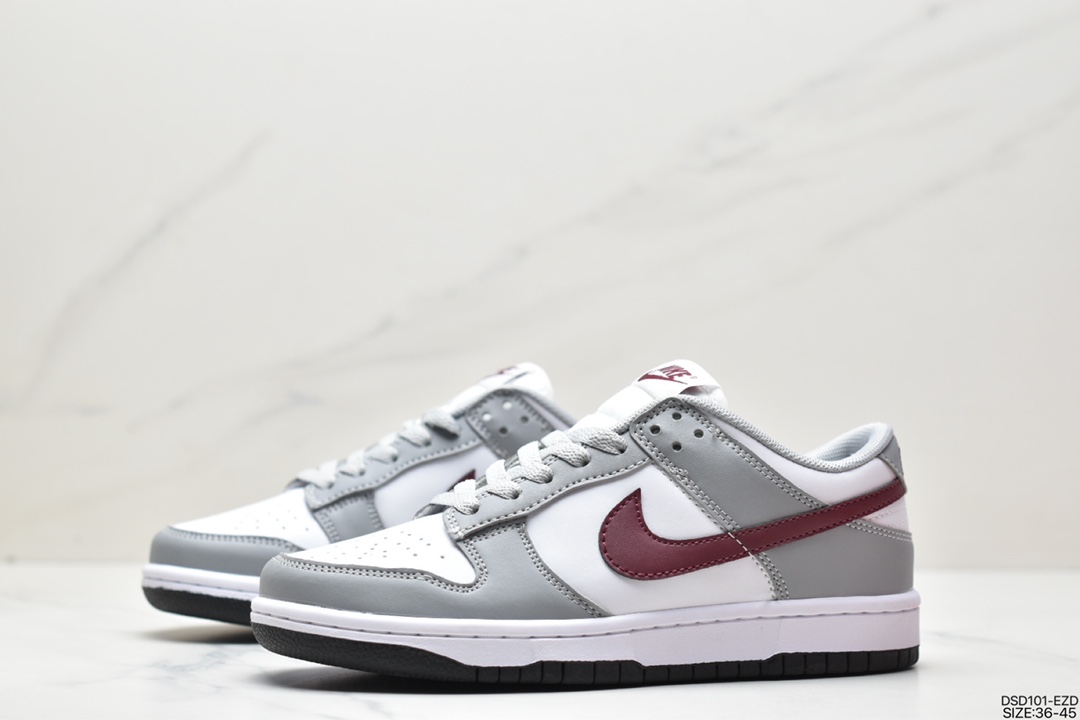 100 NIKE DUNK SB LOW 灰红配色 Dunk SB DD1503-122