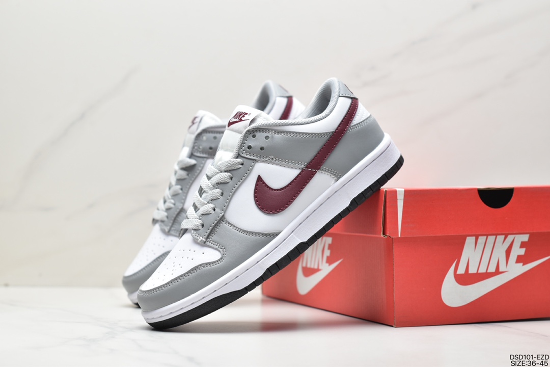100 NIKE DUNK SB LOW 灰红配色 Dunk SB DD1503-122